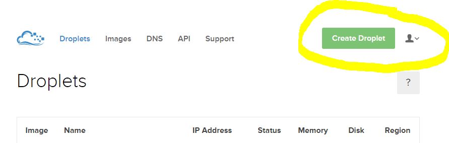 Cara membuat droplet di VPS Digitalocean