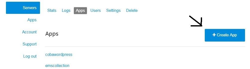 Cara buat domain baru di vps dengan menggunakan serverpilot