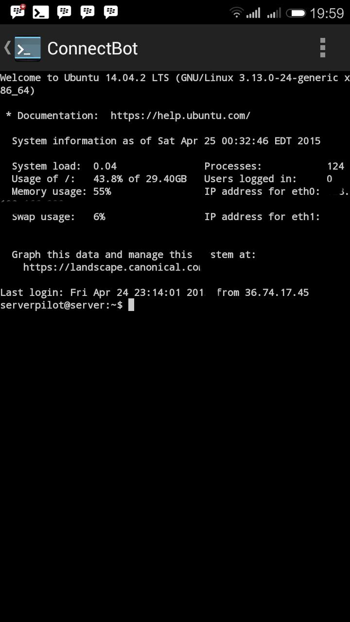 Cara backup dan restore data file server melalui ssh atau connectbot android