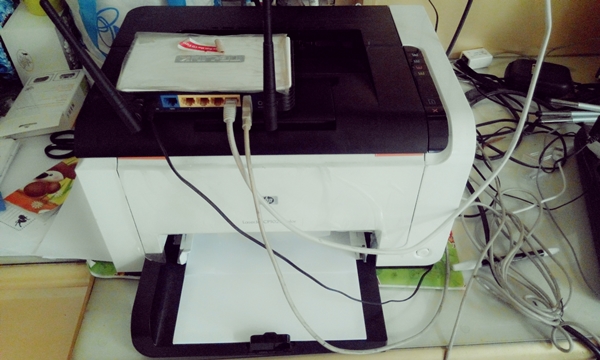 Cara cloud print pake router+usb openwrt dan hp laserjet