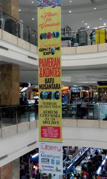 Pameran batu akik surabaya mall cito mei 2015