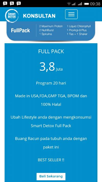 Tombol link call to action sms dengan body text