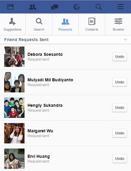Cara tercepat menghapus facebook friend request dan gratis