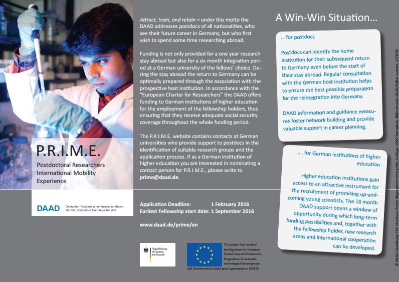 Info Beasiswa Post Doctoral dari DAAD Jerman