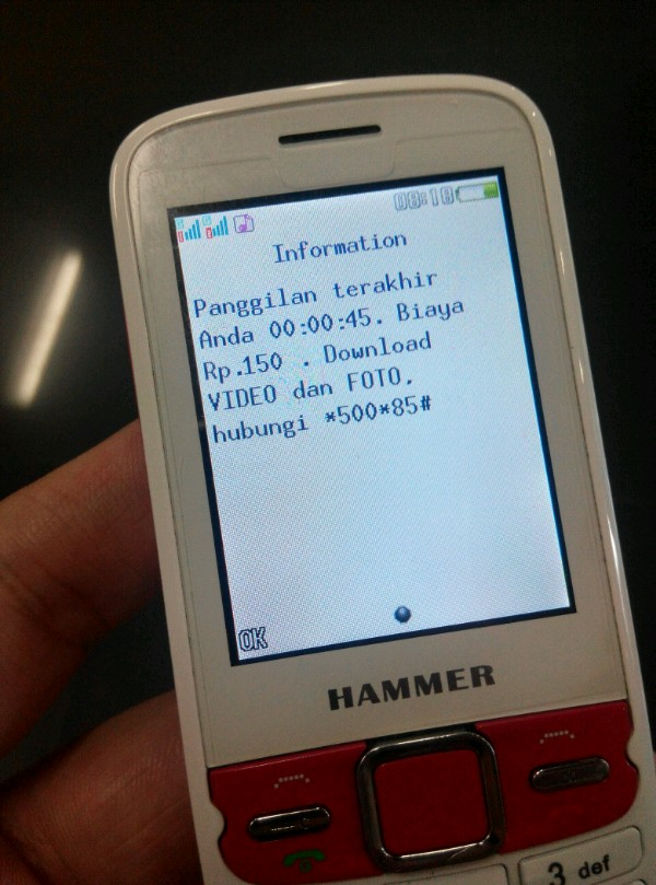 Kartu as playmania tarif lama Rp 150/menit